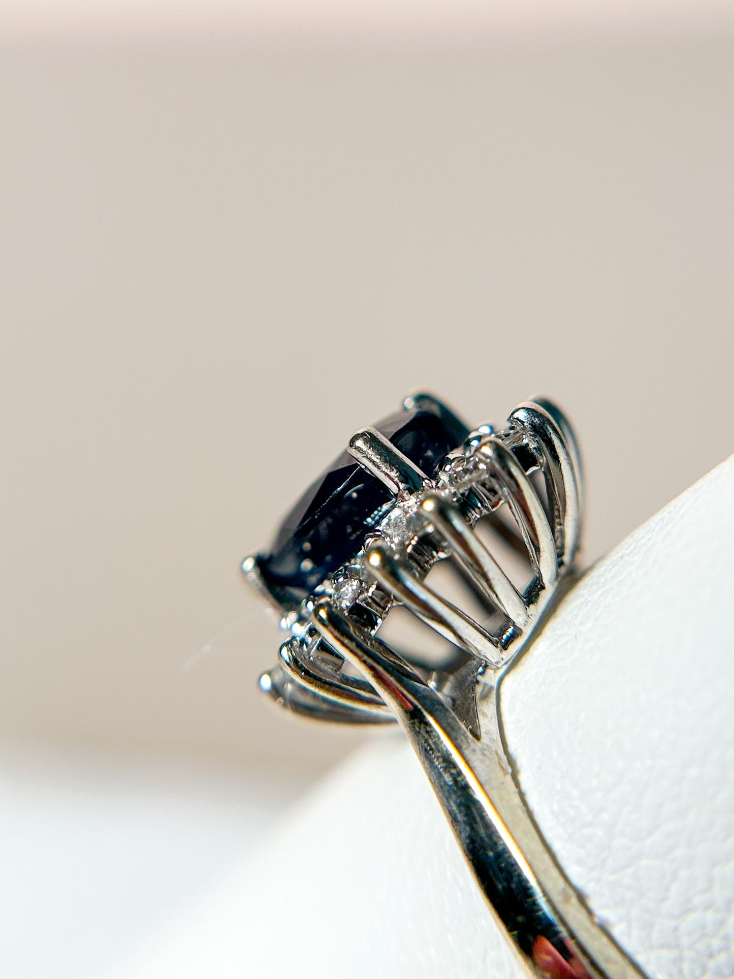 Sapphire & Diamond Ring