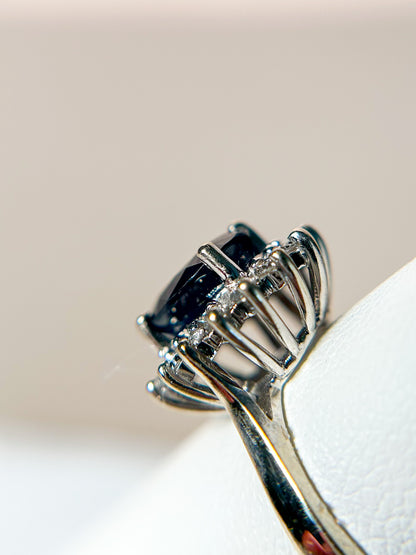 Sapphire & Diamond Ring