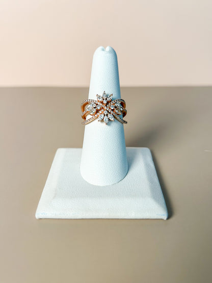 1950s Diamond Cocktail Ring