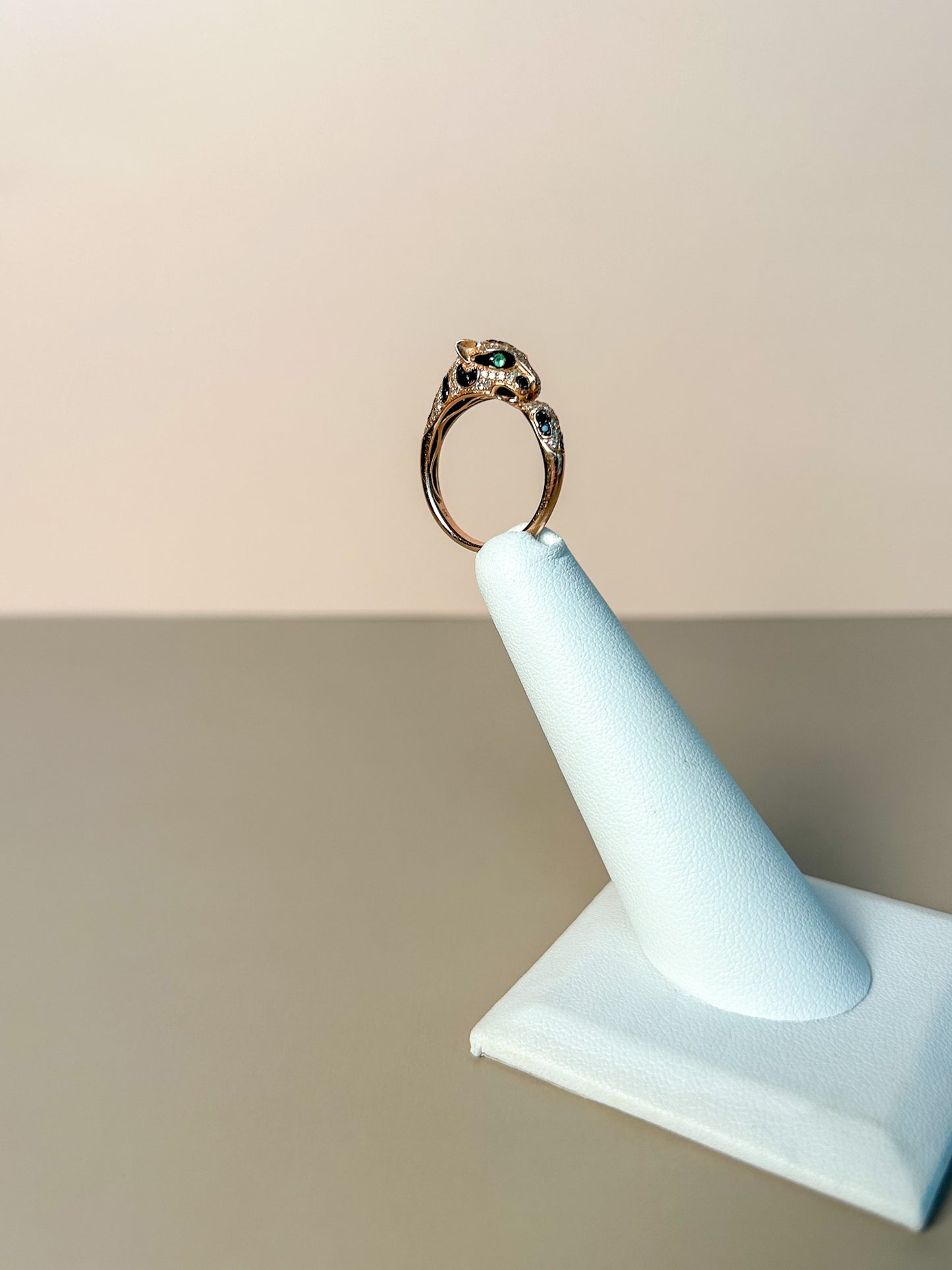 1970s Panther Ring
