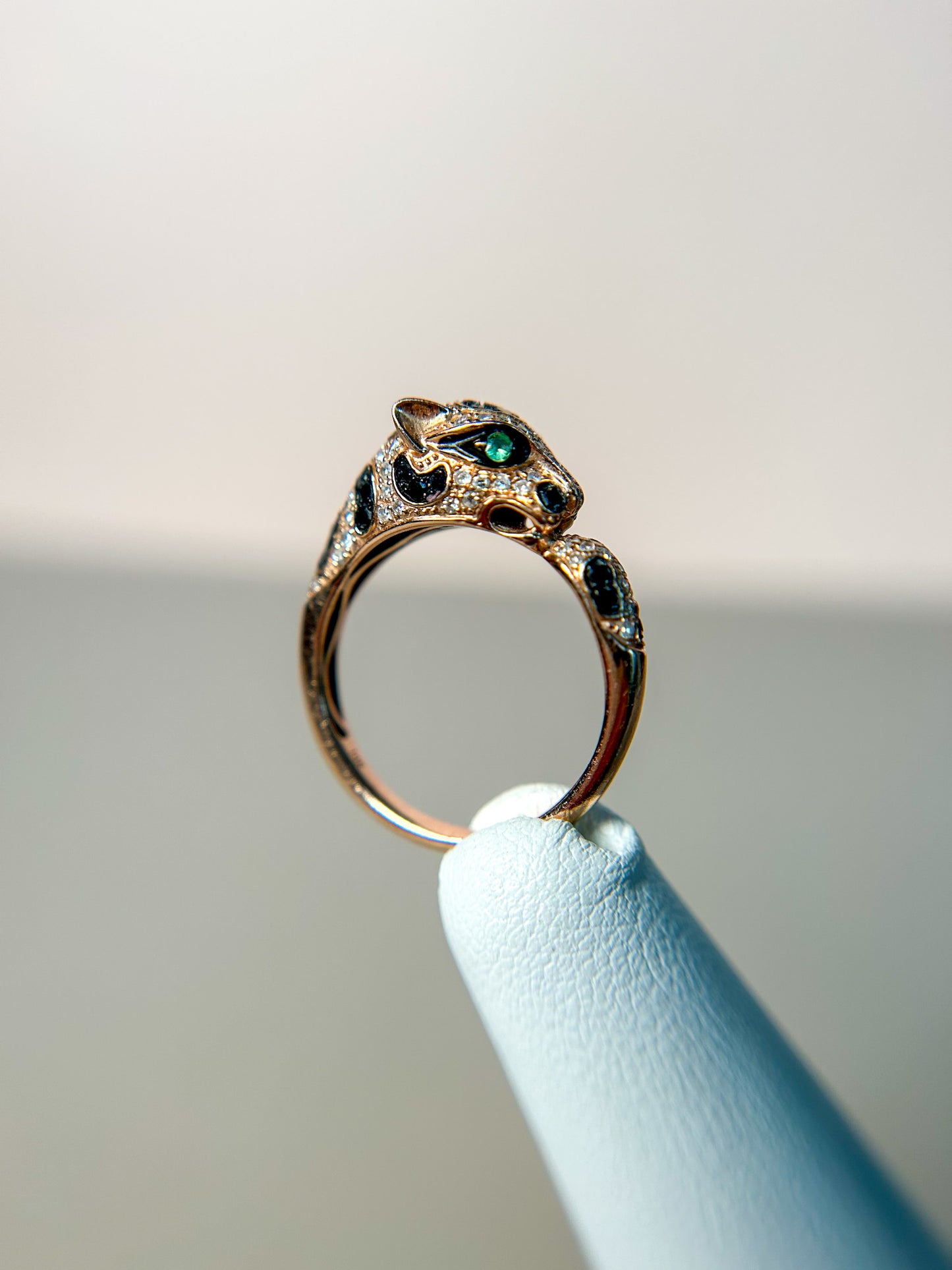 1970s Panther Ring