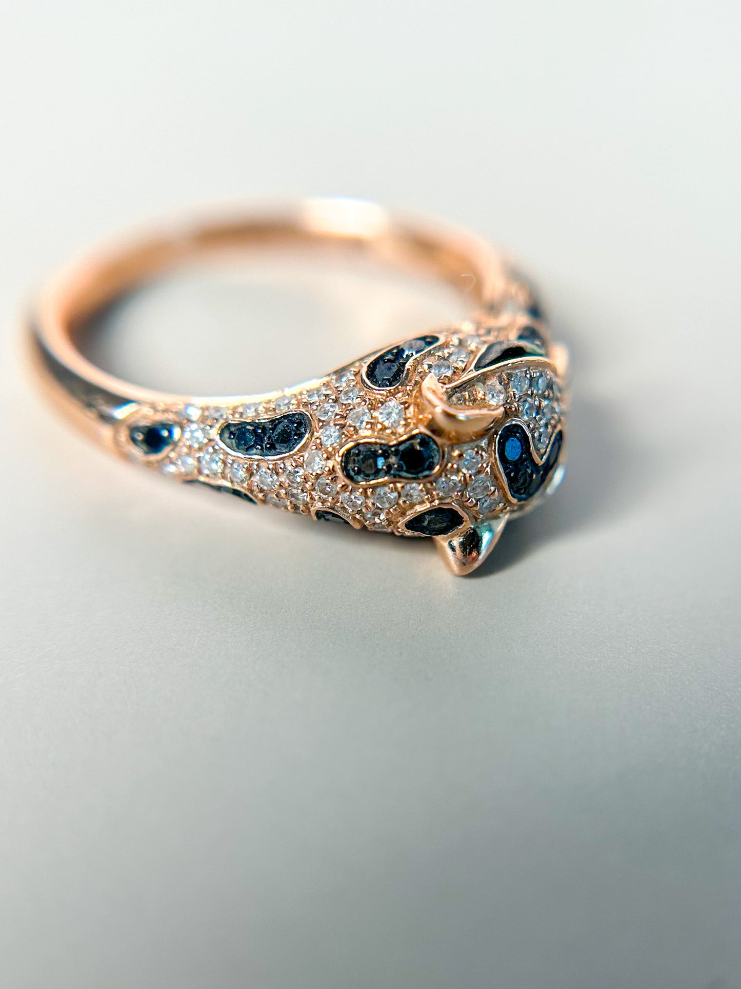 1970s Panther Ring
