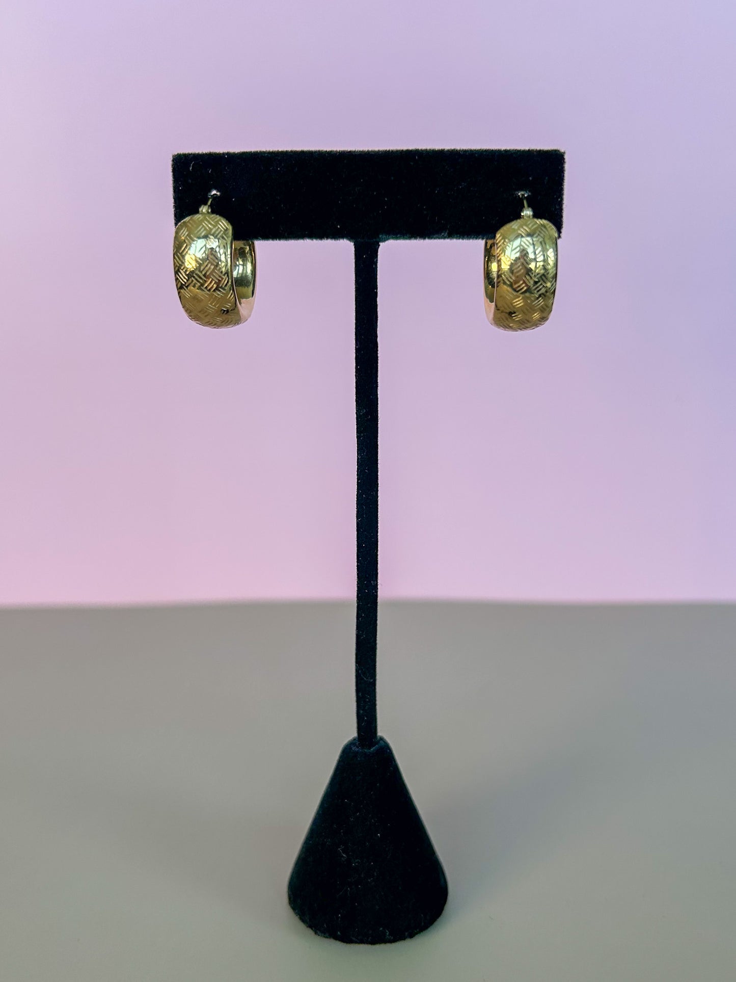 SOLD - Hoop Earrings 1960s