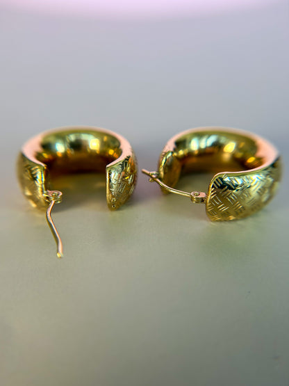 SOLD - Hoop Earrings 1960s