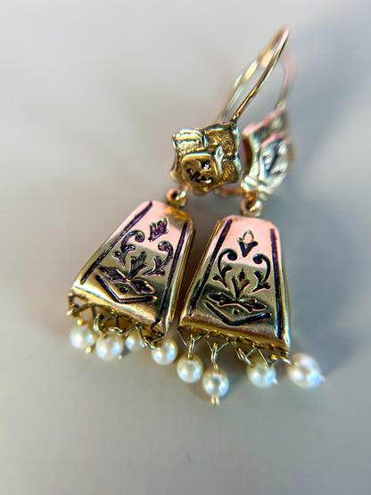 SOLD - Victorian Earrings