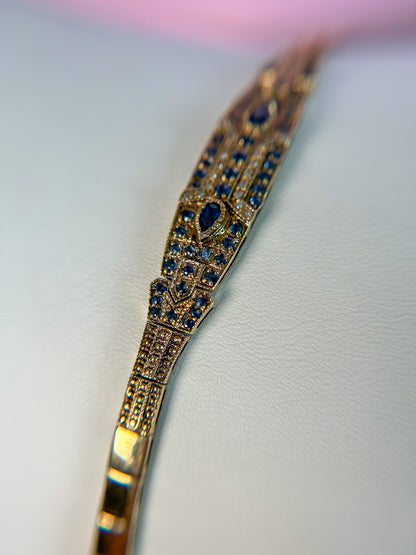 Victorian Diamond & Sapphire Bracelet