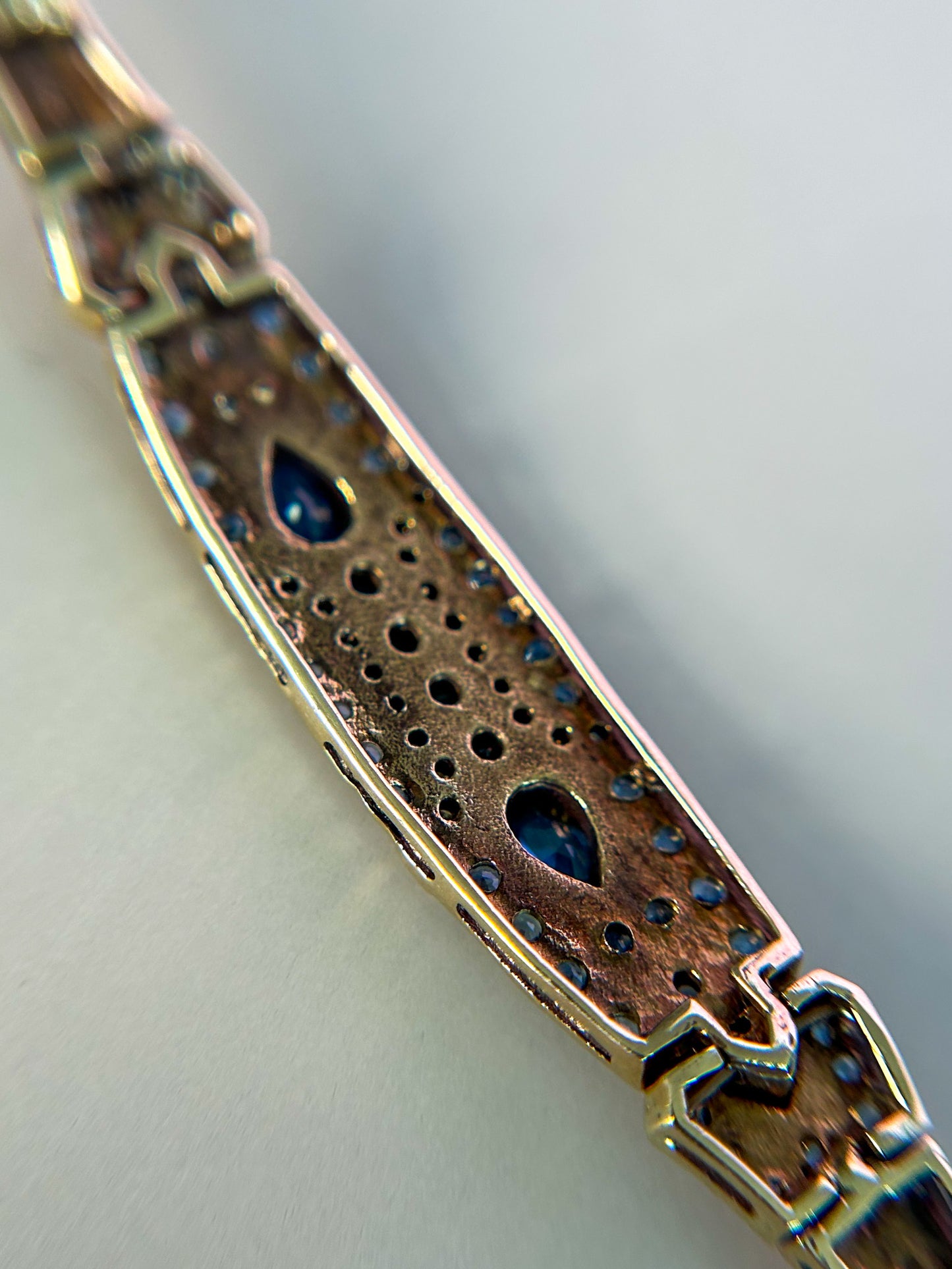Victorian Diamond & Sapphire Bracelet
