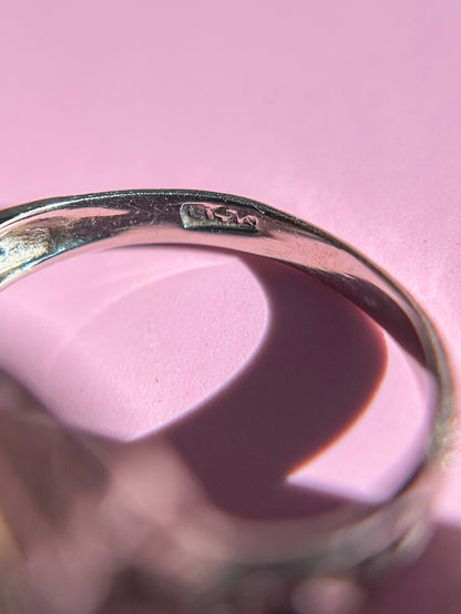 Art Deco Lapis Ring