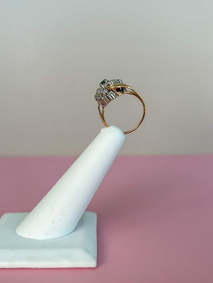 1950s Swirl Ring