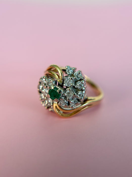 1950s Swirl Ring