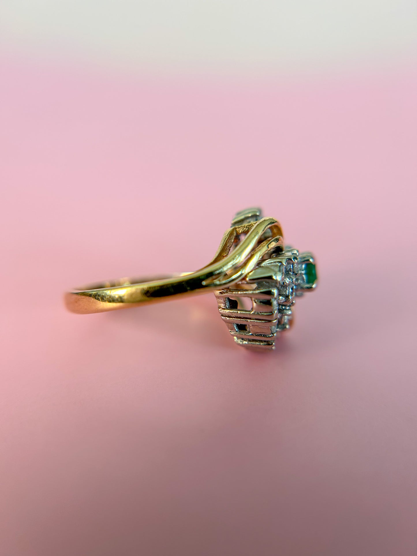 1950s Swirl Ring