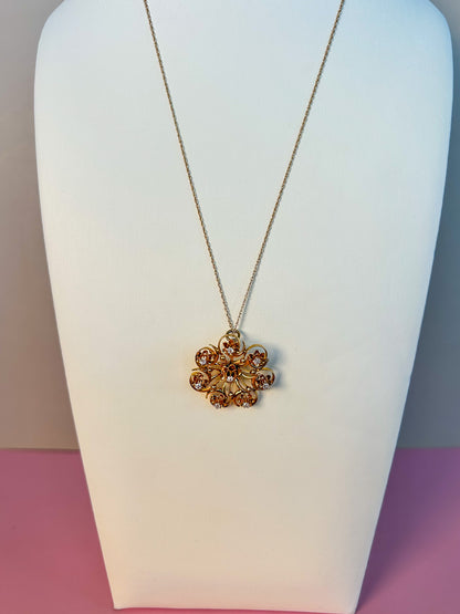 1930s Diamond & Gold Pin/Pendant