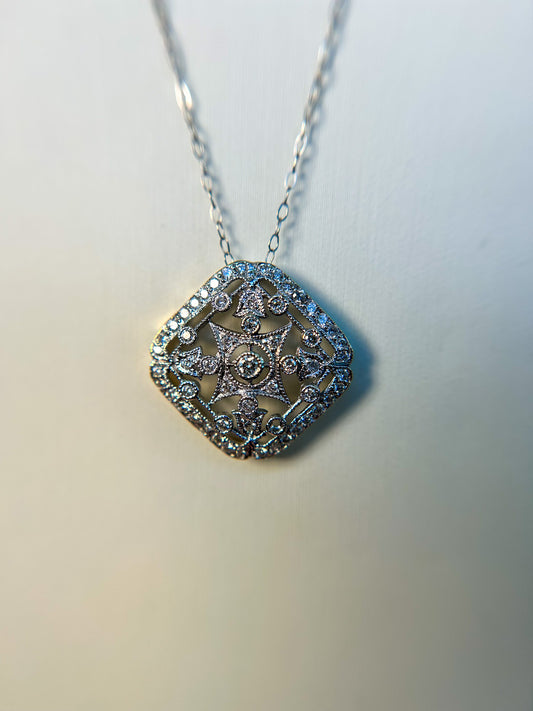 Art Deco Diamond Drop