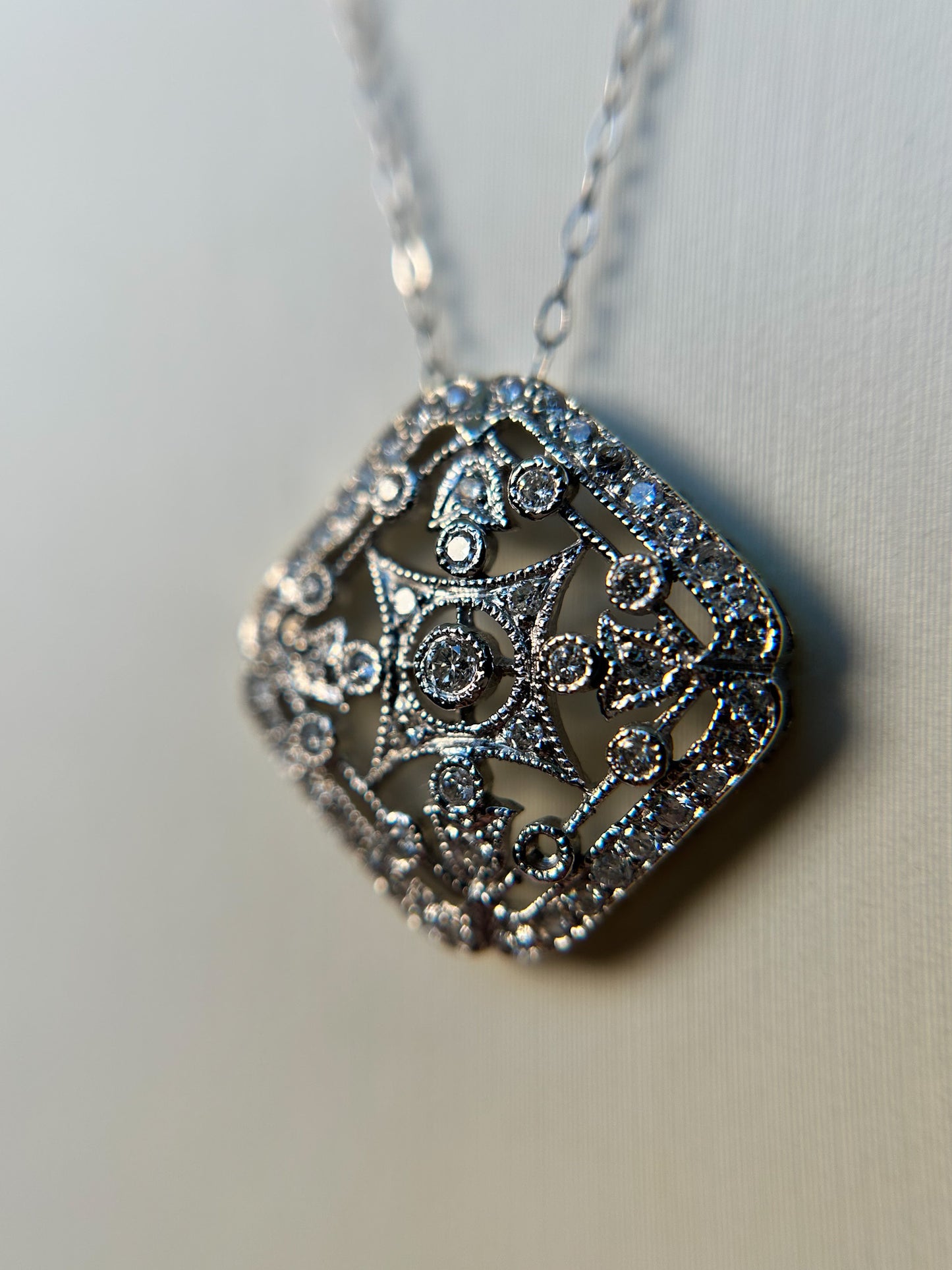 Art Deco Diamond Drop