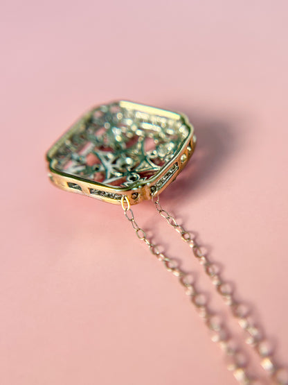 Art Deco Diamond Drop